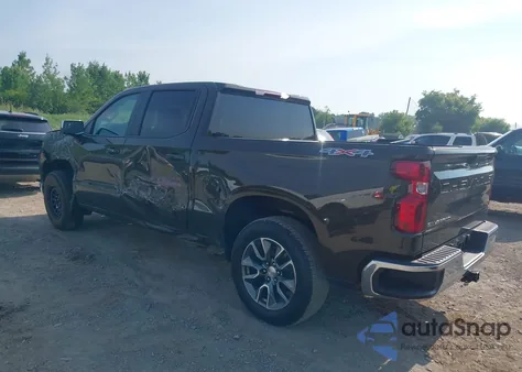 2024 Chevrolet Silverado 1500 4Wd Short Bed Lt With 2Fl from USA, damaged, VIN 1GCPDKEK6RZ290424